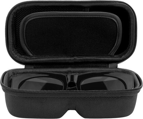 Linkidea Extra Large Hard Shell Smart Glasses Case Compatible with XREAL One Pro/Air 2 pro/Air AR Glasses Travel Case (Black) in Saudi Arabia