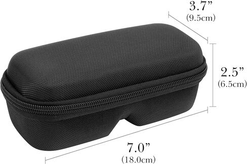 Linkidea Extra Large Hard Shell Smart Glasses Case Compatible with XREAL One Pro/Air 2 pro/Air AR Glasses Travel Case (Black) in Saudi Arabia