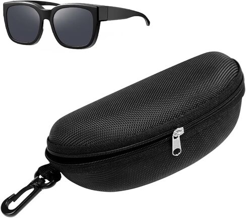 Sunglasses Case and Large Waterproof Eyeglasses Case with Smooth Zipper for Men & Women in Saudi Arabia