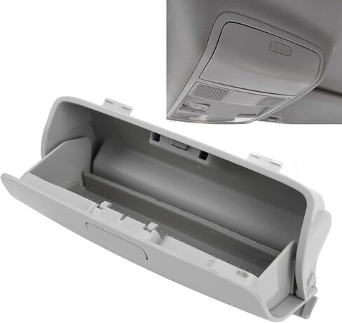 Keenso Sunglass Holder for Car, Sunglasses Case for Car Sun Glasses Holder 1KD 868 837 Grey Anti Falling Replacement for MK5 2005 2010 in Saudi Arabia