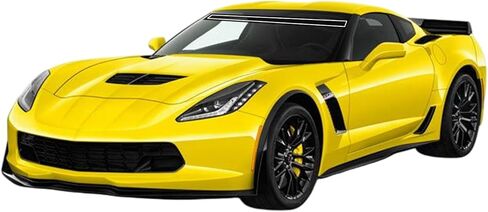 طبقة تظليل نافذة مسبقة القطع لسيارة Chevy Corvette Coupe 2014-2019 نافذة الصف الأمامي 50% VLT 2Ply مضادة للكسر، كتلة من الأشعة فوق البنفسجية، حماية الخصوصية، سهلة التركيب، لا حاجة للتشذيب، تقليل الحرارة والوهج in Kuwait