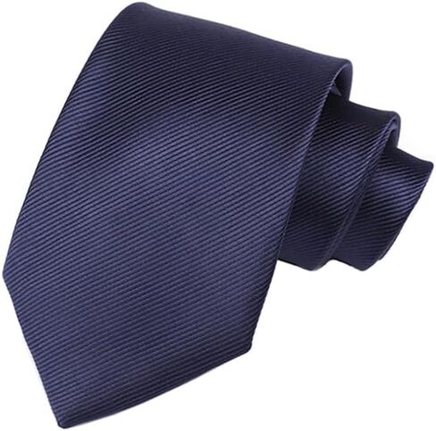 Men's Casual Gentleman Necktie Classic Checks Dark Blue Grey Jacquard Woven Tie Necktie in Saudi Arabia