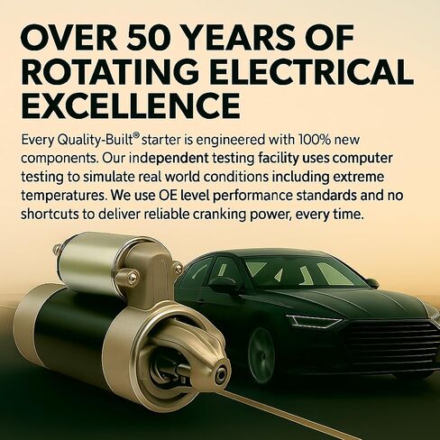 QUALITY-BUILT Premium New Starter 6941SN - OE Compatible with Select 2006-2013 Chevrolet Corvette in Kuwait