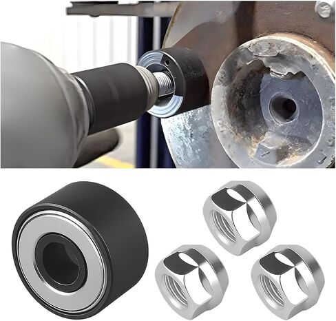 Car Wheel Stud Installer, Vehicle Wheel Stud Puller Tool with 3PCS Lug Nuts, Tire Installer Tool Replaces OEM#22800, Compatible with Most Automotive, SUV, and Light-Duty Truck in Saudi Arabia