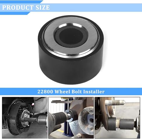 Car Wheel Stud Installer, Vehicle Wheel Stud Puller Tool with 3PCS Lug Nuts, Tire Installer Tool Replaces OEM#22800, Compatible with Most Automotive, SUV, and Light-Duty Truck in Saudi Arabia