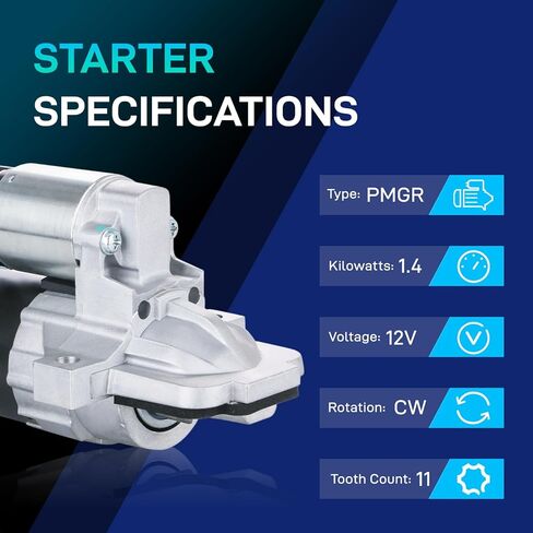 بداية جديدة متوافقة مع Ford 13-16 Explorer، 13-17 Escape، 12-16 Fusion، 11-16 Focus، 13-18 Edge، 13-16 Taurus، Lincoln 13-16 MKZ، 15-16 MKC، 15-16 MKT، 12V 1.4KW 11T CW 19227N in Kuwait