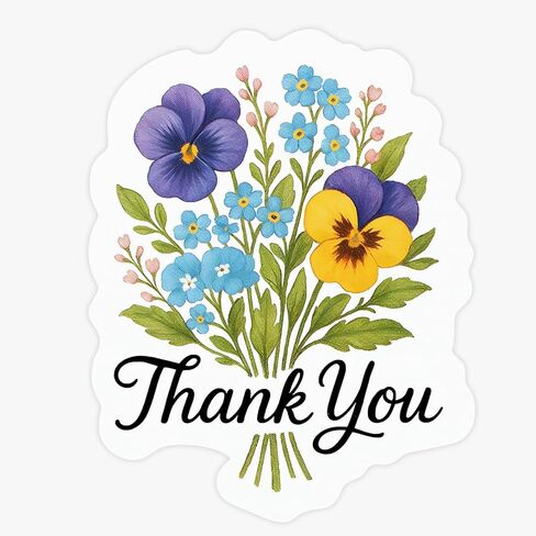 ملصقات زهرة شكرًا لك للتغليف، 200 قطعة من ملصقات الختم على شكل ظرف زهور، ملصقات شكرًا للشركات الصغيرة، هدايا الحفلات وسجلات القصاصات in Kuwait