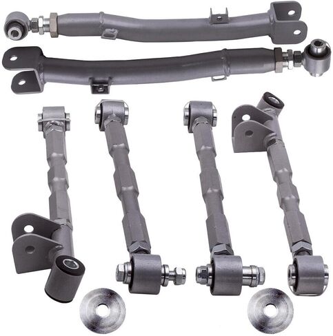 Rear Lateral Links Control Arms Bars Gc Gd for Subaru for Impreza 1998-2007 Silver Bolt-on-Mounting Style Pack of 6-Qauntity Heavy Duty-Suspension Grade AV8CJE, simple installation in Saudi Arabia
