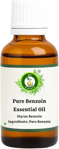 R V Essential Pure Benzoin Essential Oil 5ml (0.169oz)- Styrax Benzoin (100% Pure and Natural Steam Distilled) in Saudi Arabia