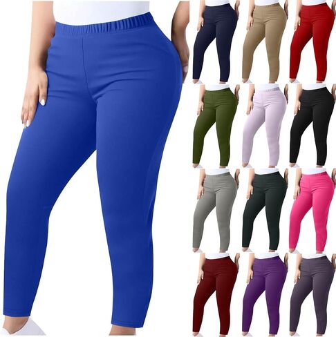 TANGNADE Plus Size Workout Leggings for Women High Waisted Lounge Gym Yoga Pants Fitness Exercise Stretch Soft Pants in Saudi Arabia