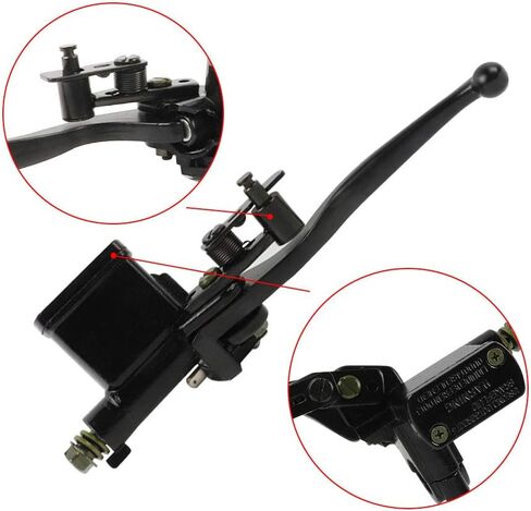 FLYPIG 7/8" Left Hydraulic Brake Master Cylinder for Motorcycle Kids ATV Quad Moped Pit Dirt Bike 50cc 70cc 90cc 110cc 125cc 150cc 22mm Handlebar in Saudi Arabia