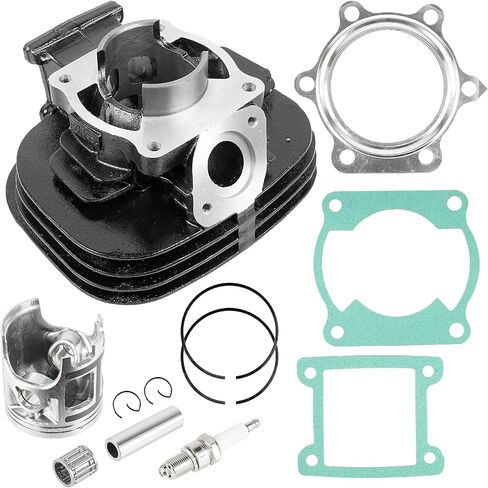 Caltric Cylinder Piston Ring Gasket Compatible with Yamaha Blaster 200 YFS200 1988-2006 Bore 66 mm in Saudi Arabia