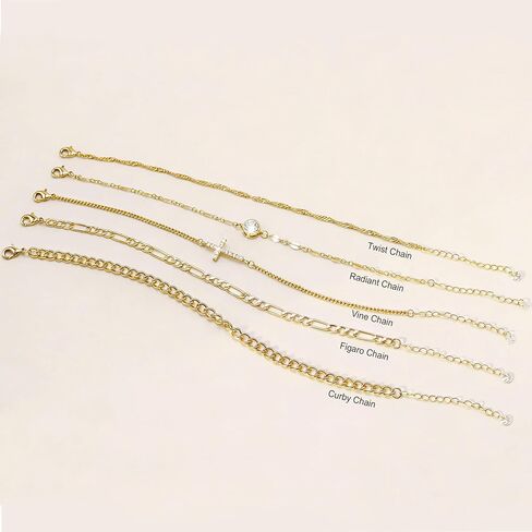 أساور ذهبية للنساء مقاومة للماء مطلية بالذهب عيار 16 قيراط، مجموعة أساور رفيعة قابلة للتكديس، مجموعة عصرية من الزركونيا المتقاطعة، أساور متقاطعة، إكسسوارات عصرية، هدايا in Kuwait