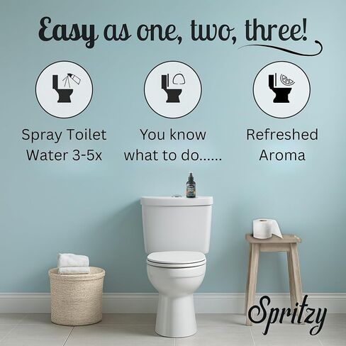 Toilet Spray (4 fl oz) | 600+ Sprays | Poo Spray w/Many Scents – Restroom & Bathroom Odor Eliminator – Essentials for a Fresh, Confident Bathroom (Festive Flush) in Saudi Arabia