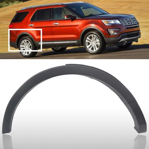 Rear Right Wheel Cover Fit for Ford Explorer 2011 2012 2013 2014 2015 2016 2017 2018 2019 Passenger Side Wheel Cover Molding Trim Replace for FB5Z7829164AA FO1791114 in Saudi Arabia