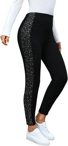 WDIRARA Women's Leopard High Waisted Leggings Workout Running Athletic Yoga Pants in Kuwait