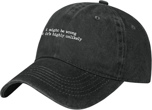 I Might Be Wrong But It’s Highly Unlikely Hats for Men Trendy Washed Distressed in Saudi Arabia
