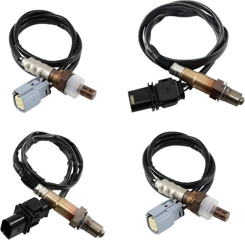 4Pcs Oxygen Sensor Upstream & Downstream 234-5076 234-5113 234-4490 Compatible for 2011-2014 Ford F150 [3.5L V6 Turbocharged Only] in Saudi Arabia