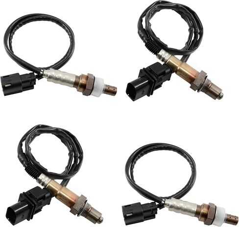 4Pcs Oxygen Sensor Upstream & Downstream 234-5076 234-5113 234-4490 Compatible for 2011-2014 Ford F150 [3.5L V6 Turbocharged Only] in Saudi Arabia