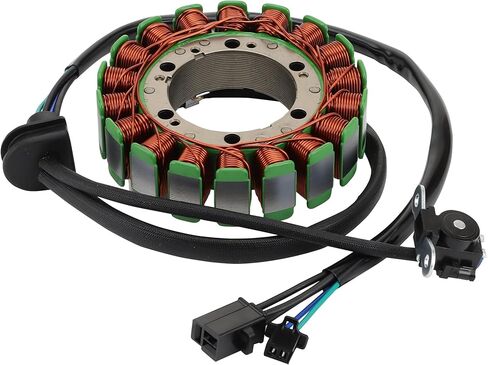 WOOSTAR 18 Coil 5 Wire Magneto Stator Replacement for Suzuki VL800 Volusia 800 K1 K2 K3 K4 2001-2005 OEM 32101-41F00 in Saudi Arabia