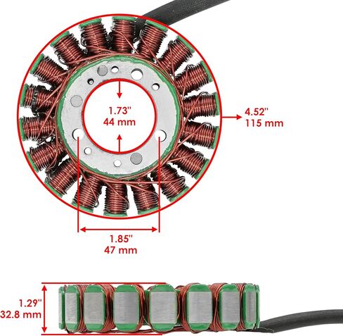Caltric Stator and Gasket Compatible With Triumph Street Triple 675 2008 2009-2012 in Saudi Arabia