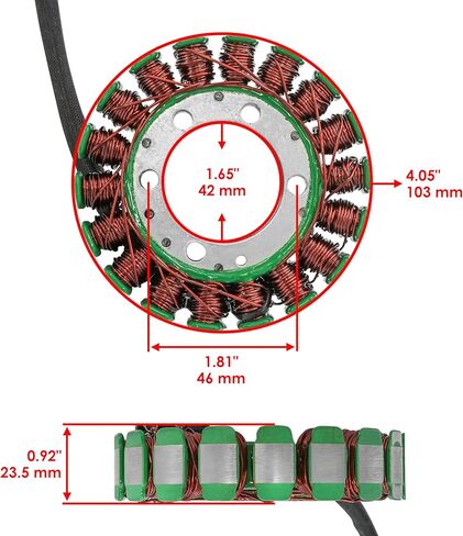 Caltric Stator Compatible With Yamaha Route 66 Xv250 1988 1989 1990 in Saudi Arabia