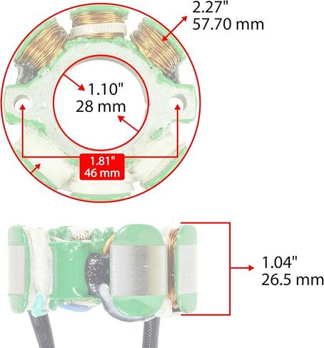 Caltric Stator Compatible With Suzuki 450 Rm-Z450 Rmz450 2005-2007 Magneto in Saudi Arabia