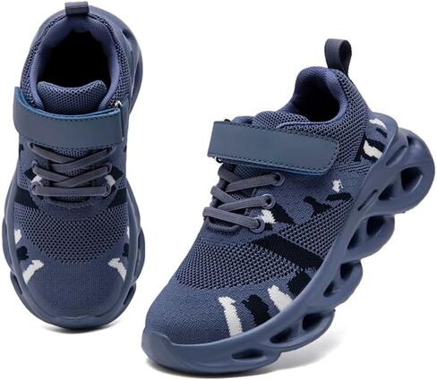 Big Kids Camo Sneakers Lightweight Breathable Mesh Athletic Shoes for Boys & Girls, Non-Slip Rubber Sole for School, Playground Walking & Running in Saudi Arabia