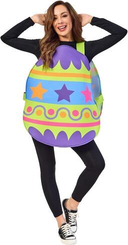 Seasons Adult Easter Egg Costume for Holiday Party Dress Up, One Size Fits Most in Saudi Arabia