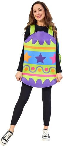 Seasons Adult Easter Egg Costume for Holiday Party Dress Up, One Size Fits Most in Saudi Arabia