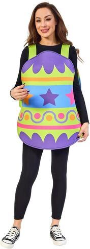 Seasons Adult Easter Egg Costume for Holiday Party Dress Up, One Size Fits Most in Saudi Arabia