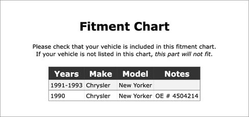 A/C Clutch Relay Compatible With Chrysler New Yorker 1993 1992 1991 1990 P-4894440 in Saudi Arabia