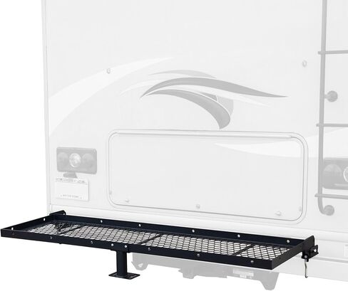 رف تخزين بإطار RV خلفي مقاس 71.75 بوصة وسعة 200 رطل لمركبة RV أو العربة أو العجلة الخامسة in Kuwait