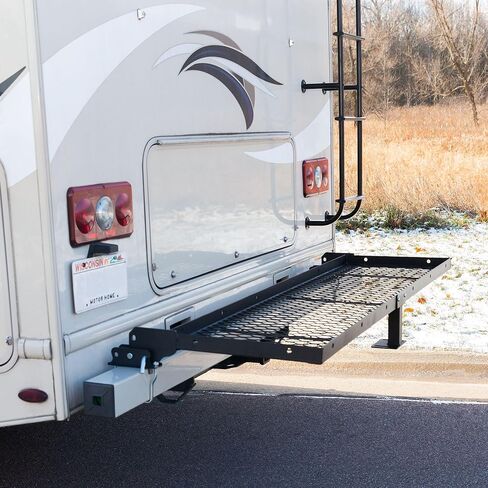 رف تخزين بإطار RV خلفي مقاس 71.75 بوصة وسعة 200 رطل لمركبة RV أو العربة أو العجلة الخامسة in Kuwait