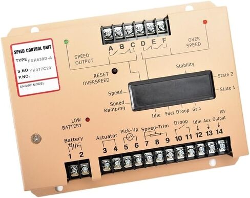 FSK639D-A control unit generator governor for FSK628 generator control unit electronic DC engine motor parts in Saudi Arabia
