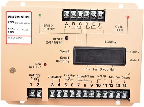 FSK639D-A control unit generator governor for FSK628 generator control unit electronic DC engine motor parts in Saudi Arabia