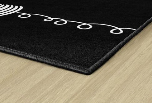 Flagship Carpets Emotional Rollercoaster Brilliant Minds Educational Area Rug for Kids Room, Children's Classroom Rug for Teaching and Playroom, 7'6" X 12' in Saudi Arabia