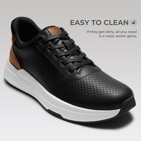 Mens Casual Dress Shoes with Arch Support Orthopedic Walking Sneakers Comfortable Business Shoe in Saudi Arabia