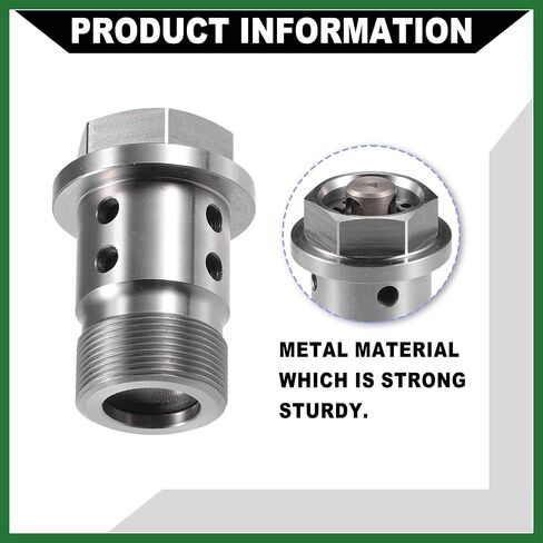 Motoforti No.11368617694 محرك متغير صمام توقيت VVT الملف اللولبي لسيارات BMW 230i 2017 لسيارات BMW 750i XDrive/صمام التحكم في زيت عمود الحدبات لمحرك السيارة الداخلي/معدن متين / قطعة واحدة تدوم طويلاً in Kuwait