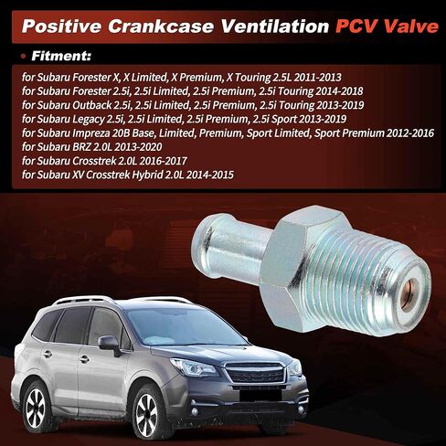 No.11810AA131 Positive Crankcase Ventilation PCV Control Valve for Subaru Forester 2.5L 2011-2018 for Subaru Outback Legacy 2.5L 2013-2019 for Subaru BRZ 2.0L 2013-2020 in Saudi Arabia