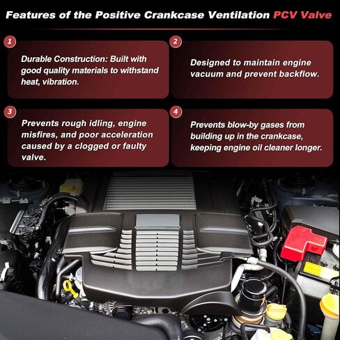 No.11810AA131 Positive Crankcase Ventilation PCV Control Valve for Subaru Forester 2.5L 2011-2018 for Subaru Outback Legacy 2.5L 2013-2019 for Subaru BRZ 2.0L 2013-2020 in Saudi Arabia