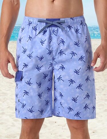 Men's Swim Trunks Quick Dry Long Beach Board Shorts with Mesh Liner in Saudi Arabia