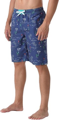 Men's Swim Trunks Quick Dry Long Beach Board Shorts with Mesh Liner in Saudi Arabia