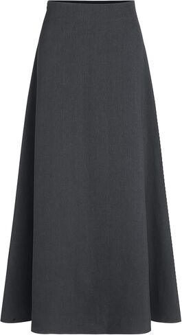 CIDER High Waist Solid Pleated Maxi Skirt in Saudi Arabia