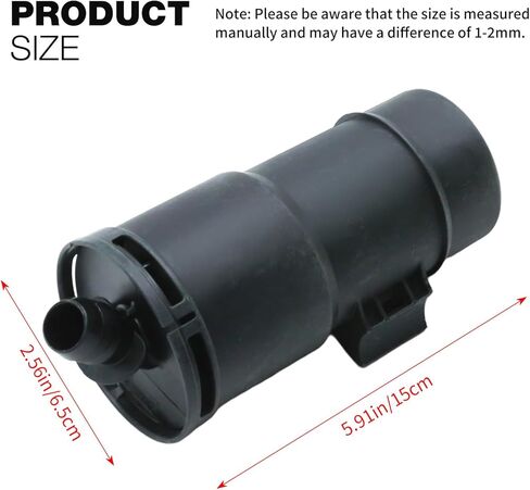 Anxingo Fuel Vapor Canister Filter, Replacement for Chrysler 200 Pacifica, Dodge Avenger Dart, Jeep Cherokee Wrangler, Replaces 04627332AB, 4627332AB, 4627332AA in Saudi Arabia