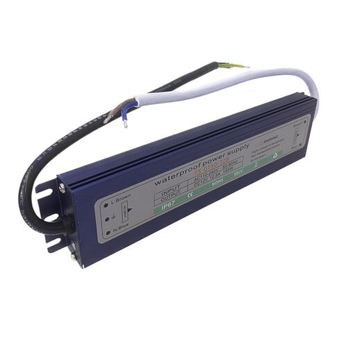 1pcs 150W Waterproof Power Supply IP67 Lighting Transformer AC220V 110V to DC 12V 24V LED Driver Adapter(12V 150W IP67) in Saudi Arabia
