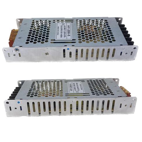 1pcs Switch Power Supply 200W Ultra Thin 3cm Thick Led Driver AC 220V to DC 5V 40A Transformer in Saudi Arabia