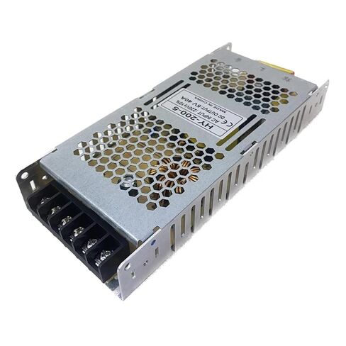 1pcs Switch Power Supply 200W Ultra Thin 3cm Thick Led Driver AC 220V to DC 5V 40A Transformer in Saudi Arabia