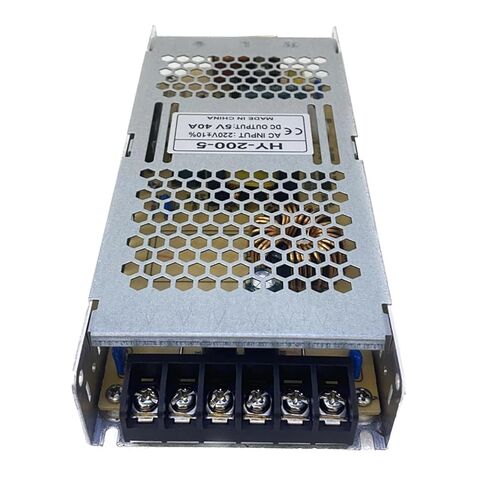 1pcs Switch Power Supply 200W Ultra Thin 3cm Thick Led Driver AC 220V to DC 5V 40A Transformer in Saudi Arabia