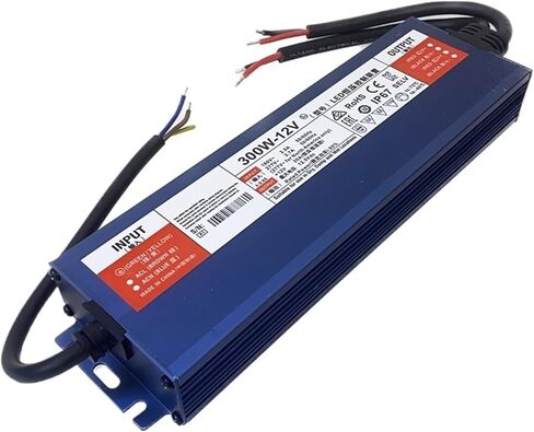 1pcs 300W Waterproof Lighting DC12V 25A 24V 12.5A LED Driver AC220V Adapter Power Supply(12V 300W) in Saudi Arabia